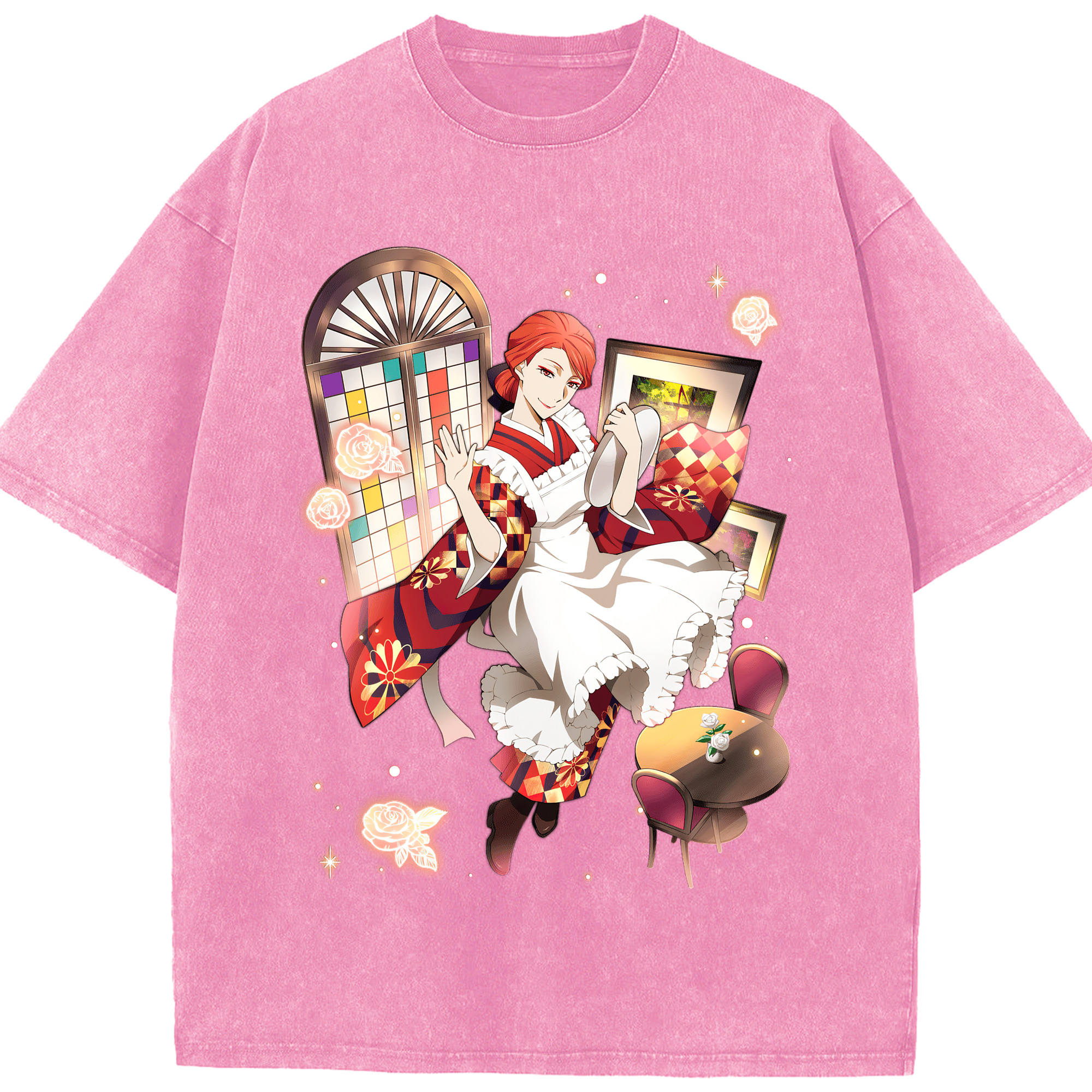（画像用） 文豪ストレイドッグス Bungo Stray Dogs 綿100% ヴィンテージ風 半袖Tシャツ（フロントプリント）